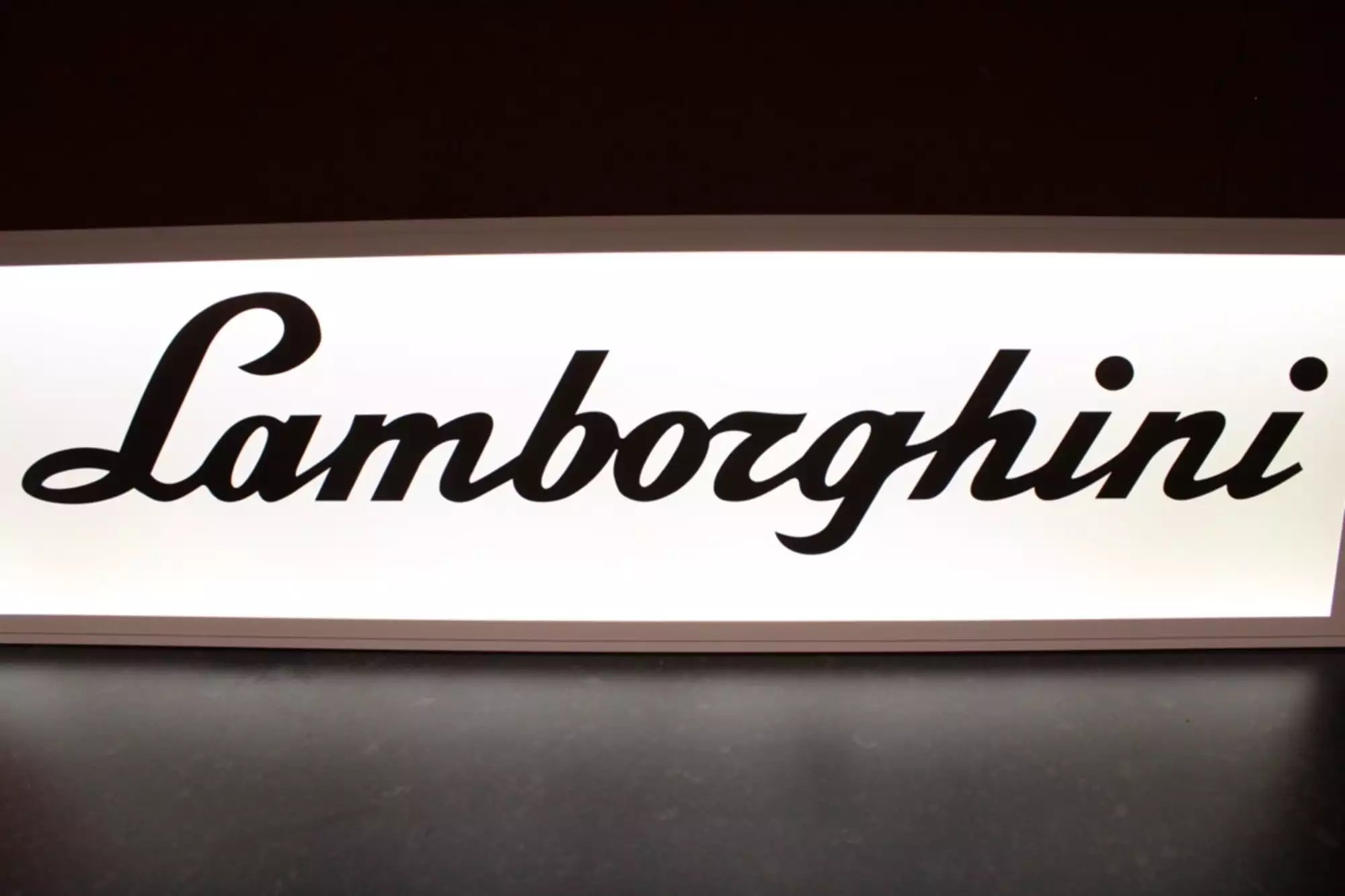 Lamborghini Illuminated Sign