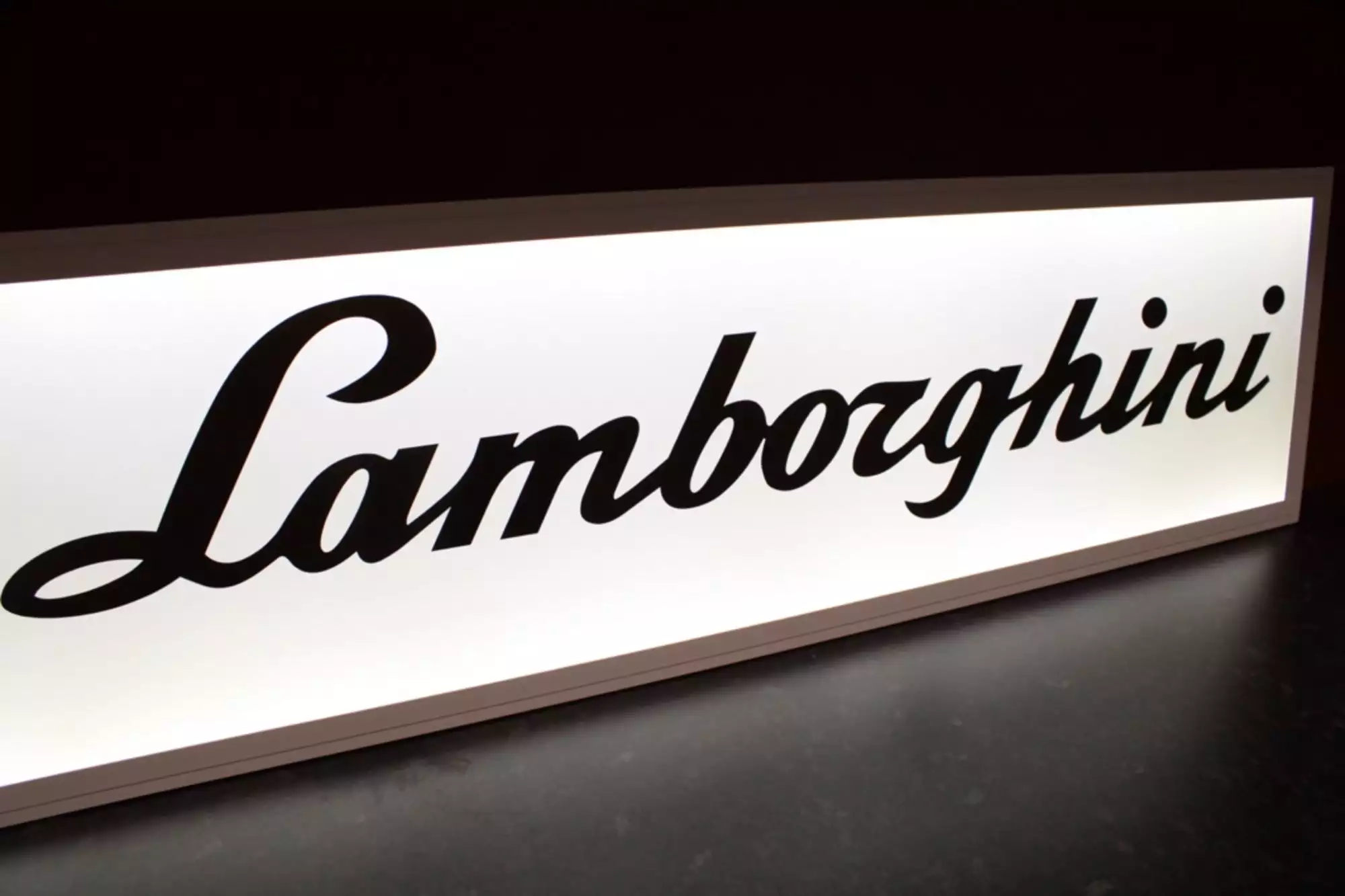 Lamborghini Illuminated Sign