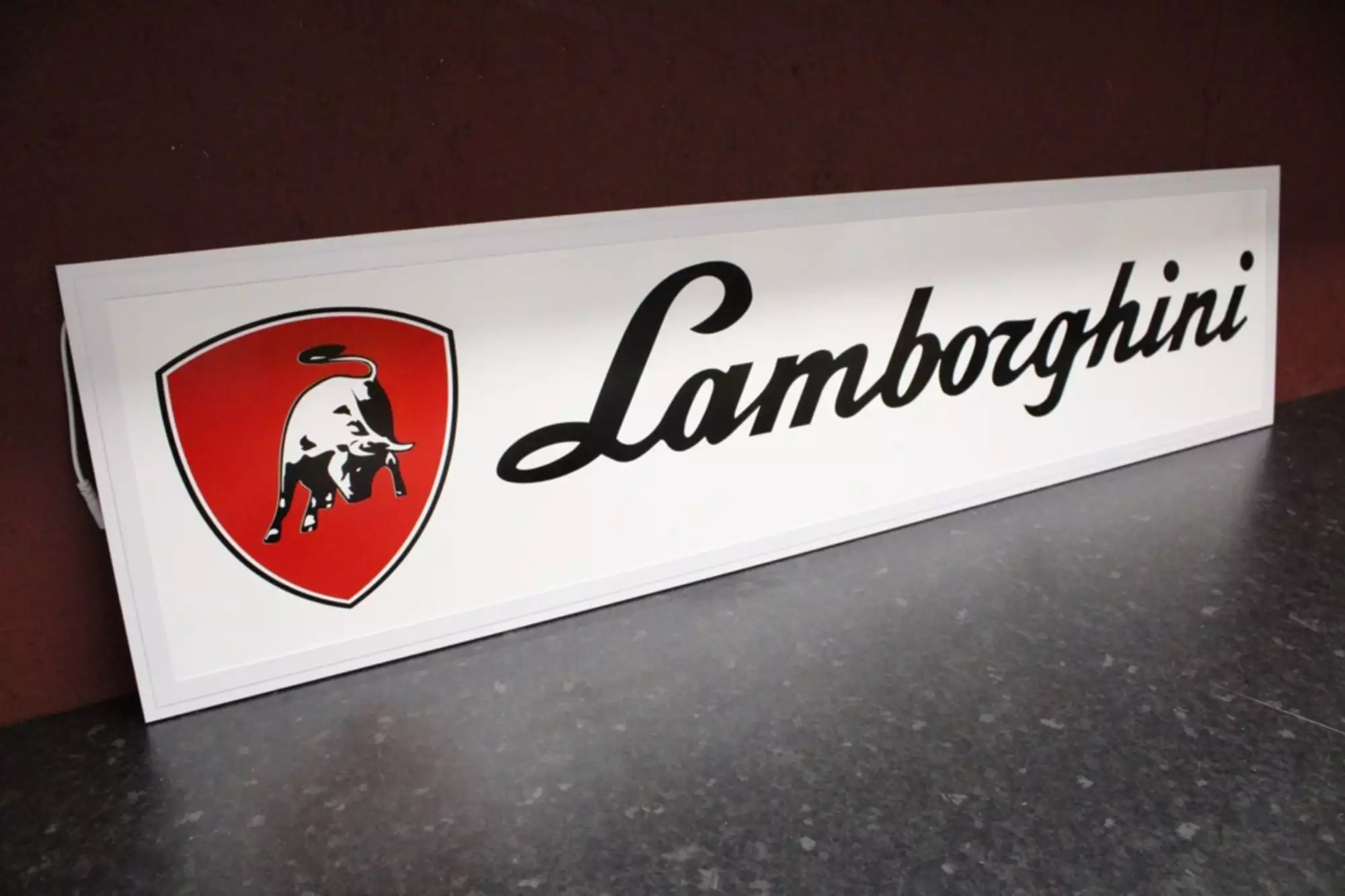 Lamborghini Illuminated Sign