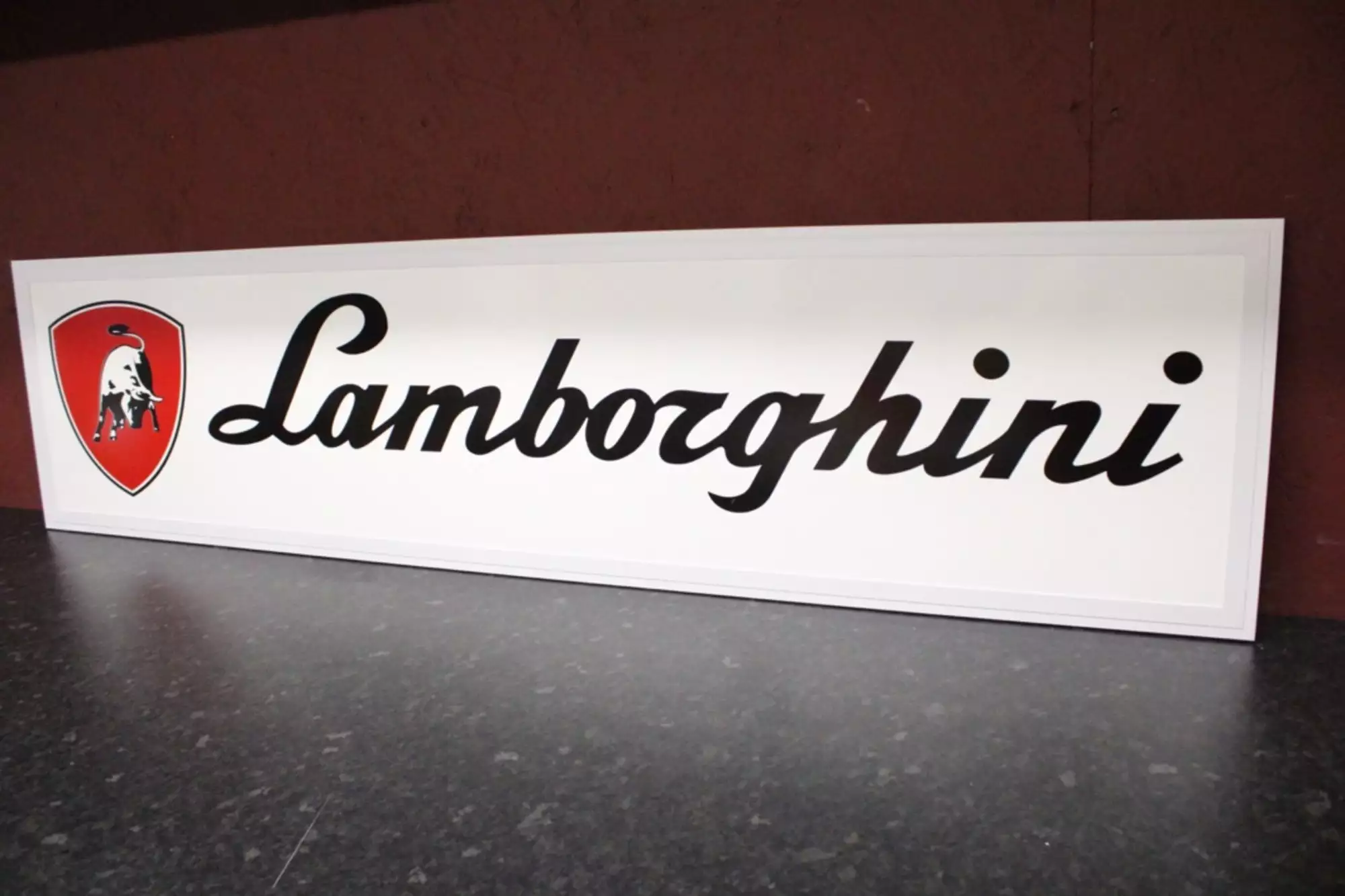Lamborghini Illuminated Sign