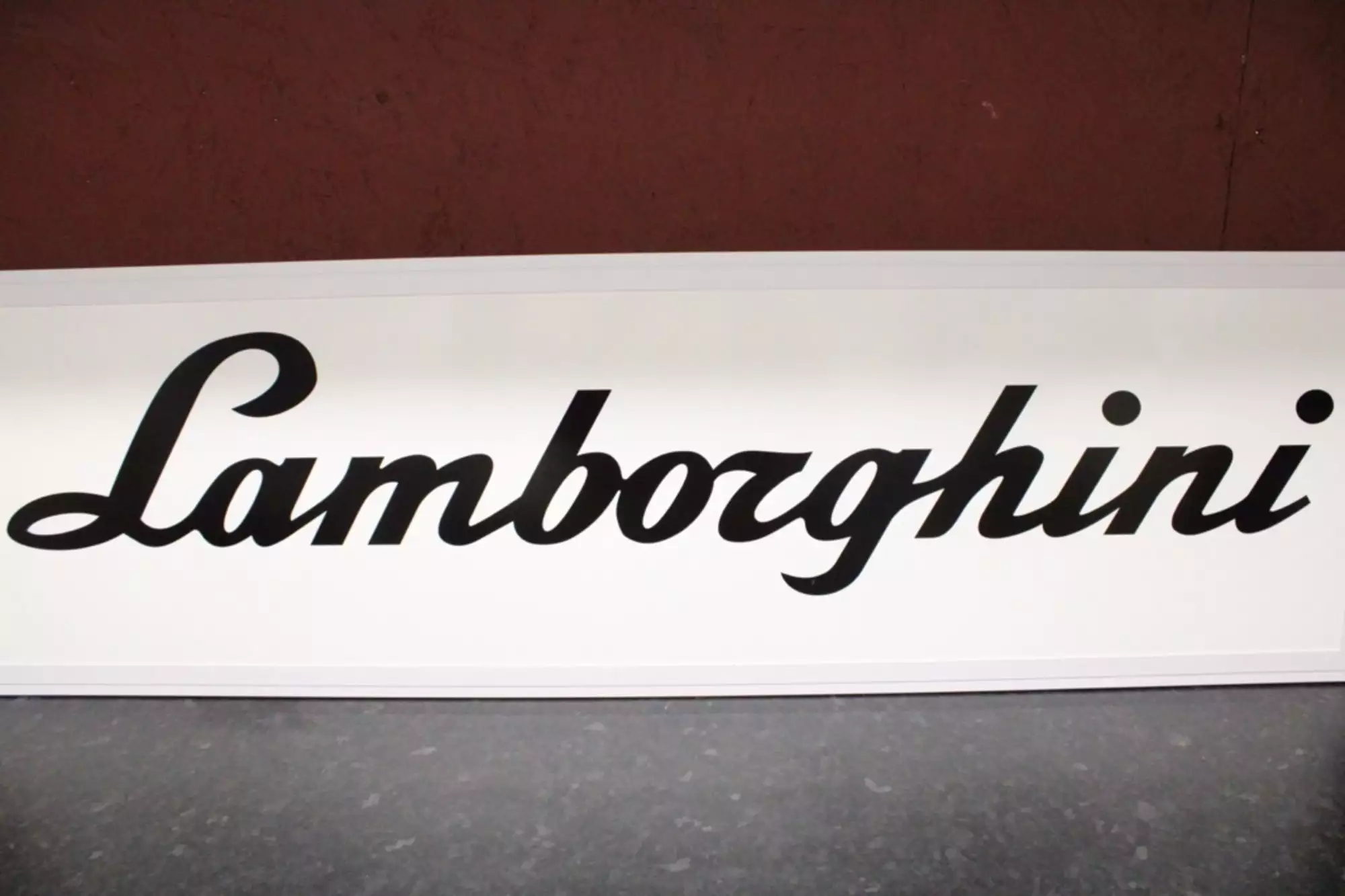 Lamborghini Illuminated Sign