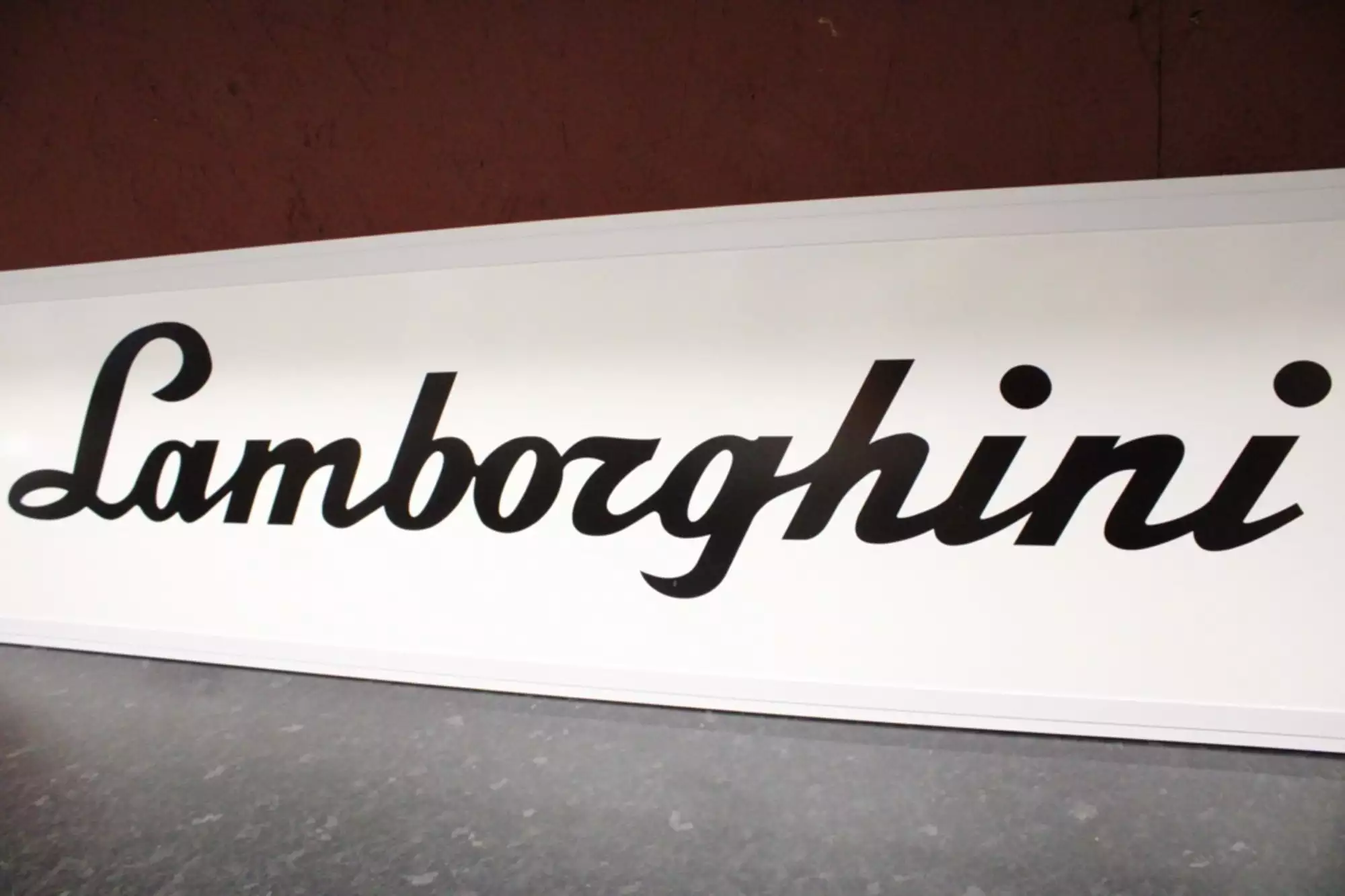 Lamborghini Illuminated Sign