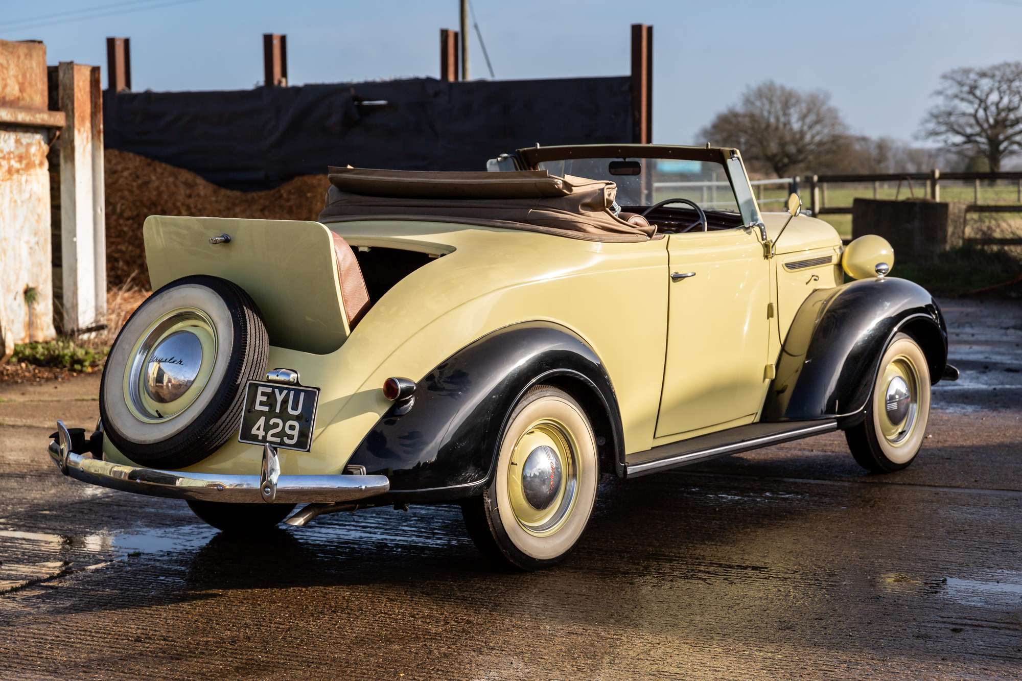 1938 Plymouth P6 'Chrysler Wimbledon' Convertible-Sold
