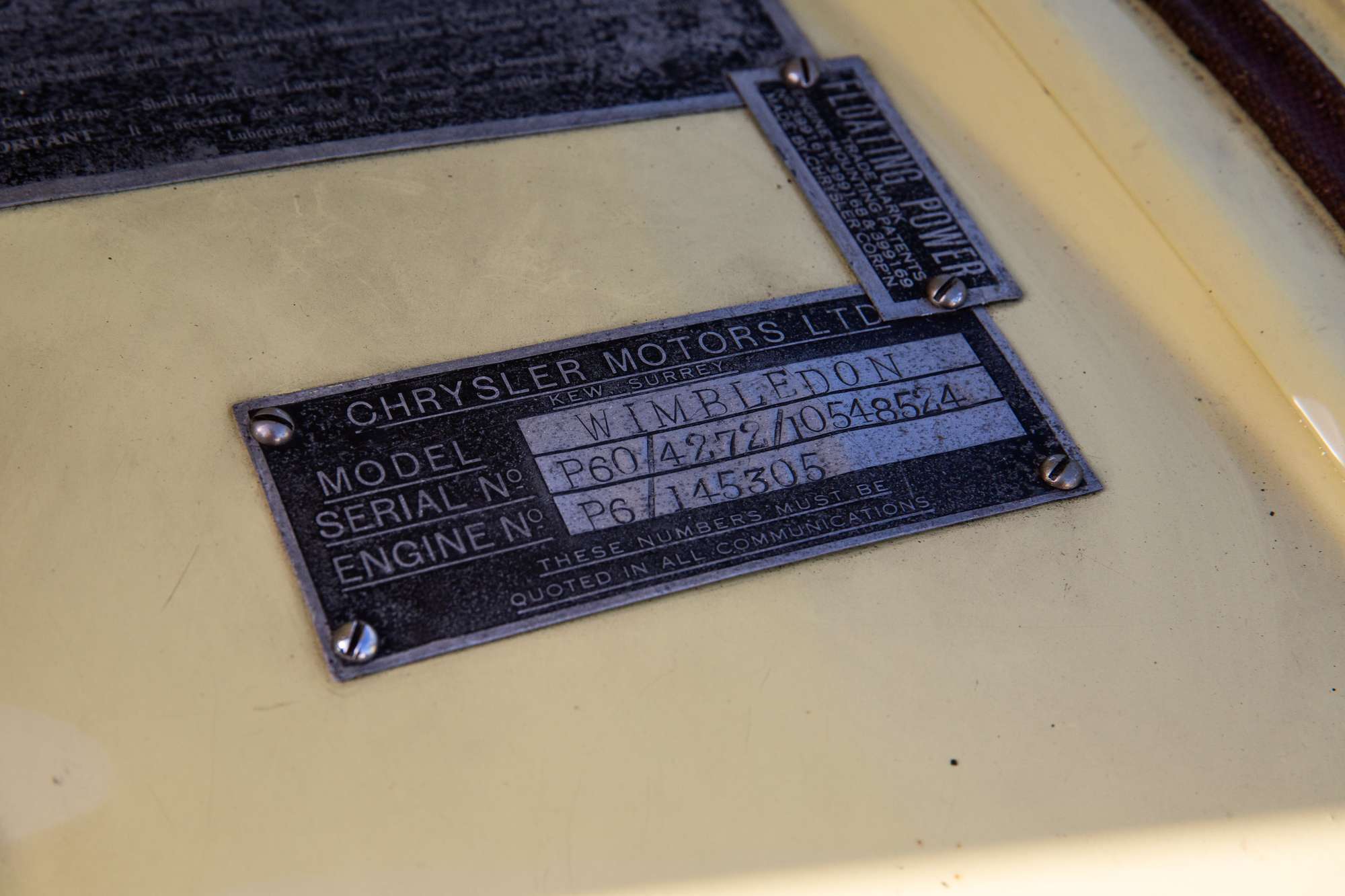 1938 Plymouth P6 'Chrysler Wimbledon' Convertible-Sold