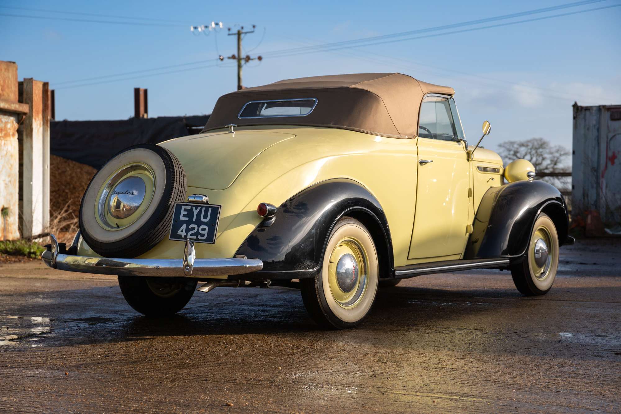 1938 Plymouth P6 'Chrysler Wimbledon' Convertible-Sold