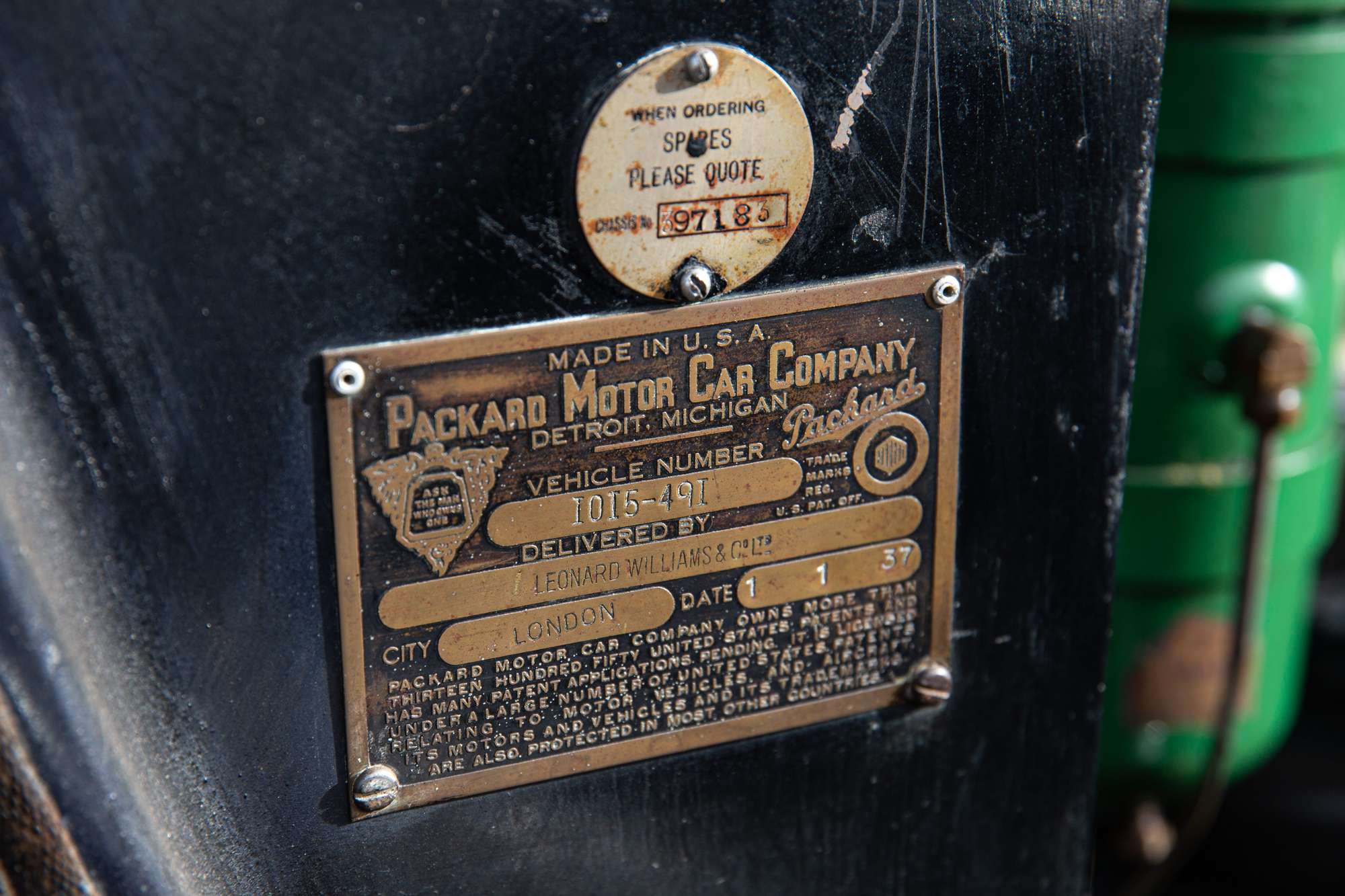 1937 Packard Super Eight-Sold