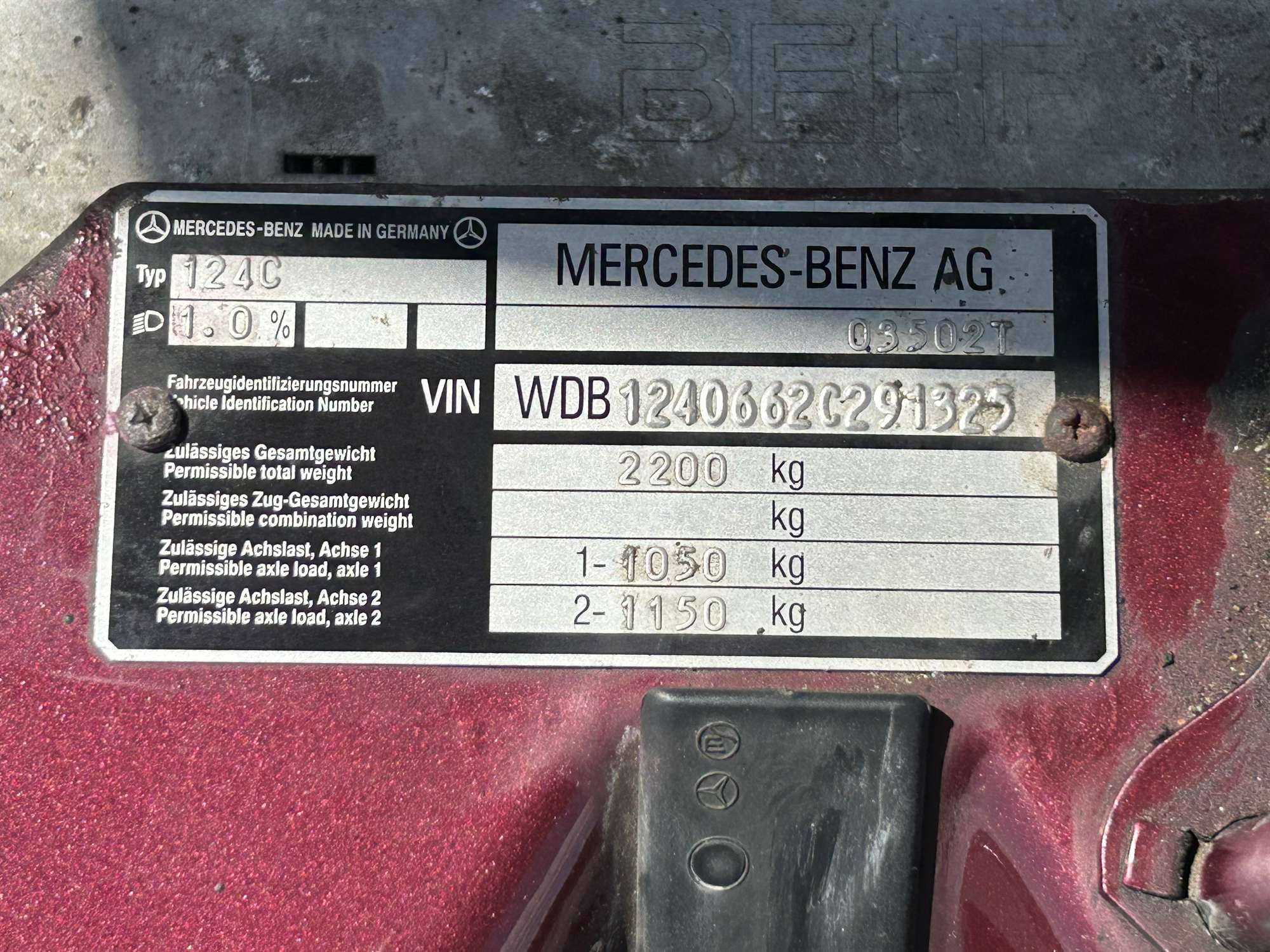 1996 Mercedes-Benz E320 Sportline-Sold