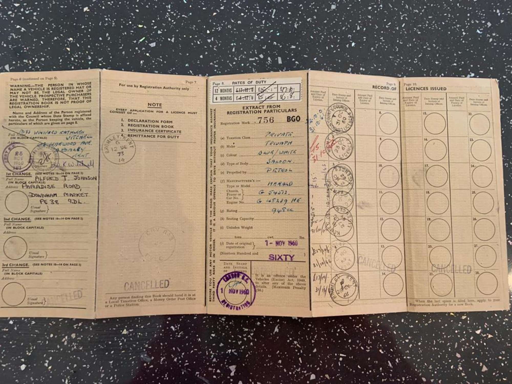 1960 Triumph Herald 948 Saloon-Sold