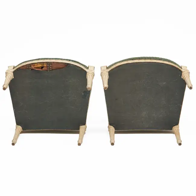 STAIR | Pair of Louis XVI Style Painted | STAIR