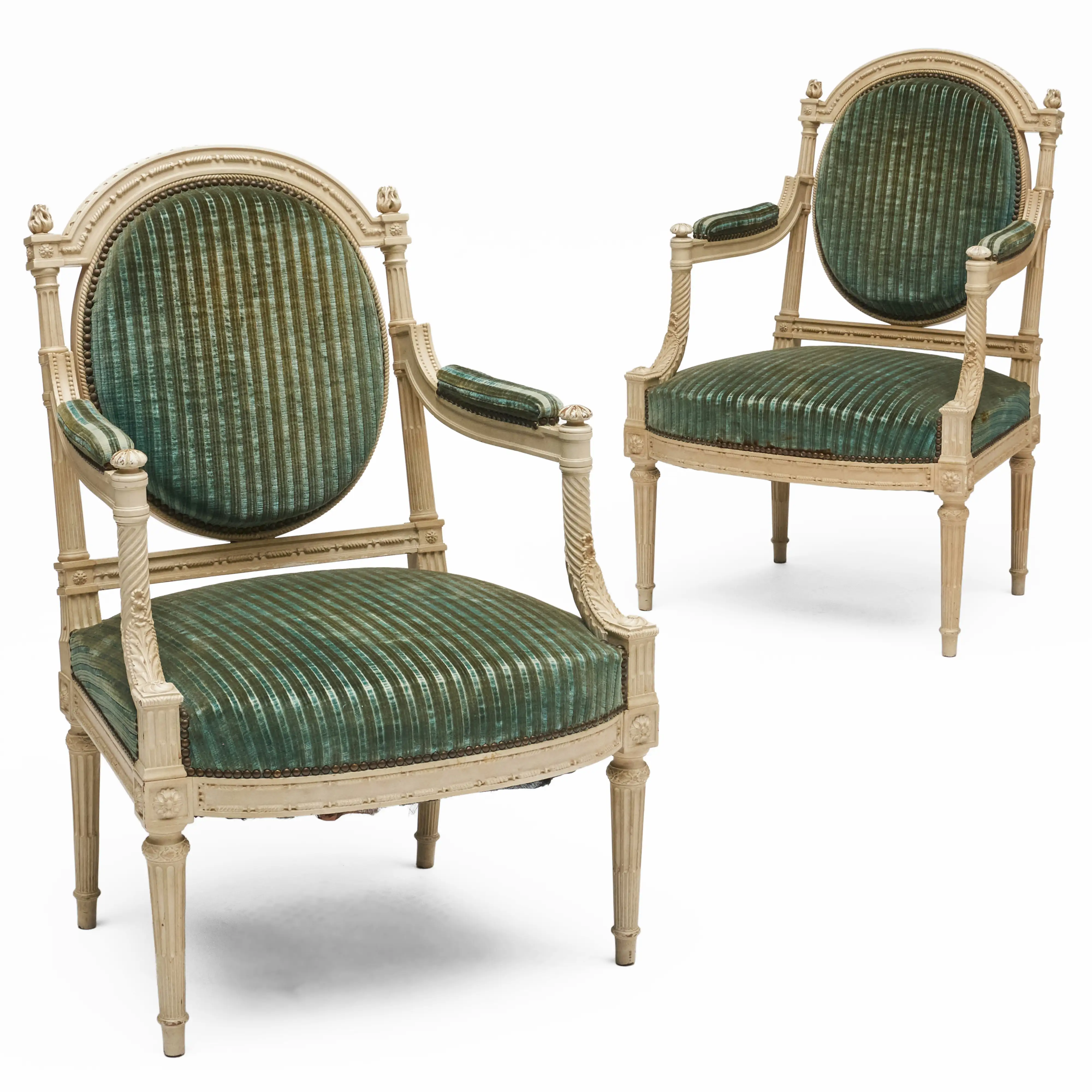 フランクリン画廊 STAIR | Pair of Louis XVI Style Painted | STAIR