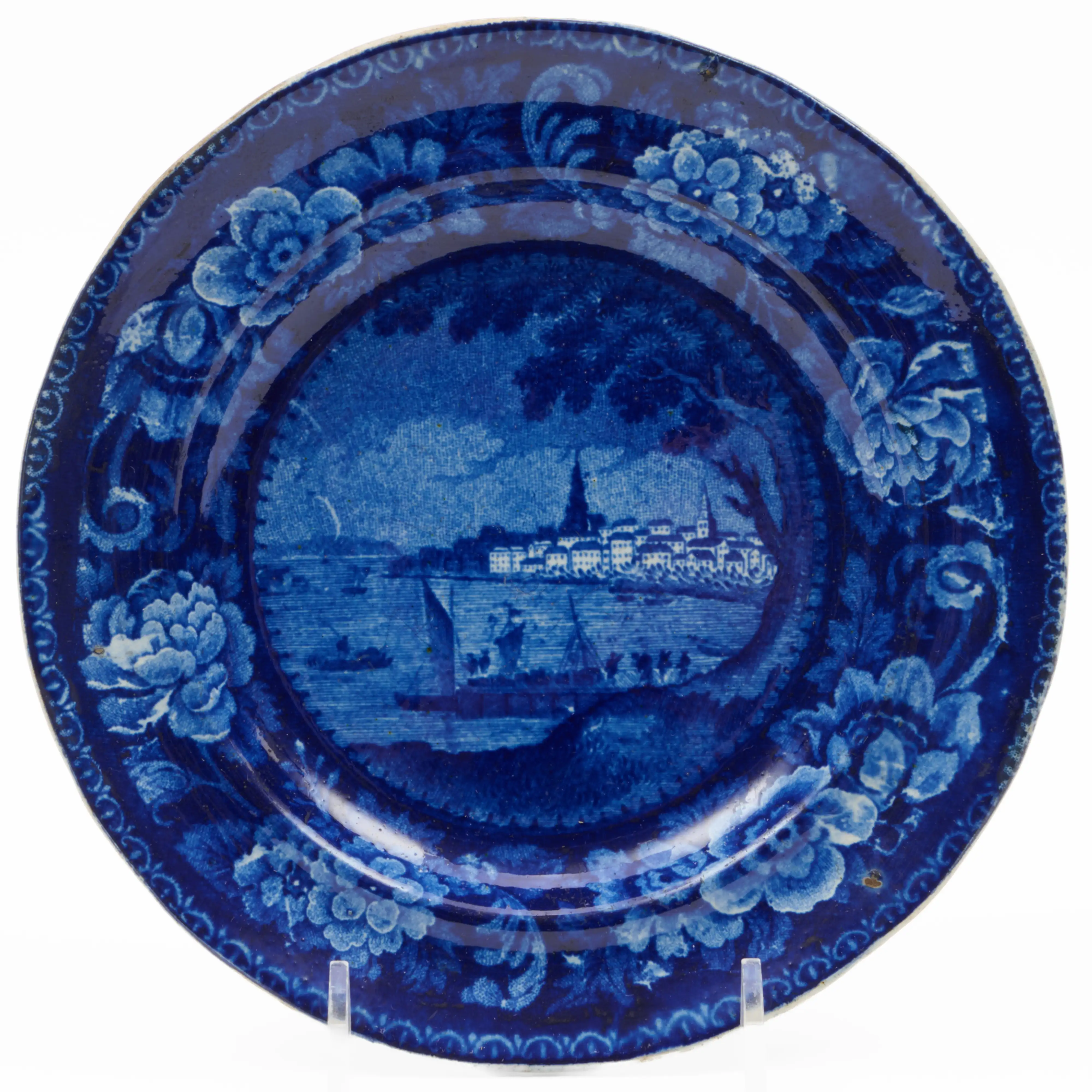 STAIR | Two Historical Staffordshire Plates | STAIR