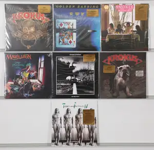 New Vinyl: A selection of classic rock, hard rock, and prog rock records, featurin…
