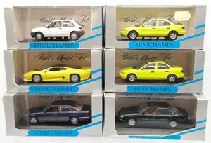 Minichamps (Paul's Model Art), a boxed 1:43 scale group to include 430085001 Ford Fiesta (1995) in White, 430102221 Jaguar XJ220 in Yellow and others