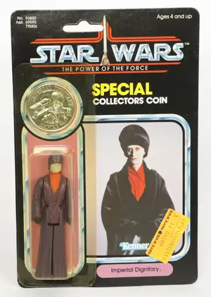 Kenner Star Wars Ewoks vintage 3.75 inch action figure Imperial Dignitary Power of the Force 92A.