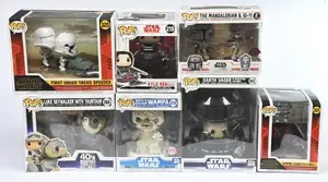 Funko Star Wars assorted Pop Vinyls from the Skywalker Saga. Includes Luke Skywalker with Tauntaun 366