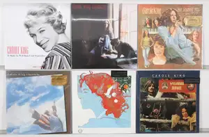 New Vinyl: A collection of pop and soft rock vinyl records by celebrated singer-songwriter Carole King, featuring several high-quality modern 180g reissues. Th