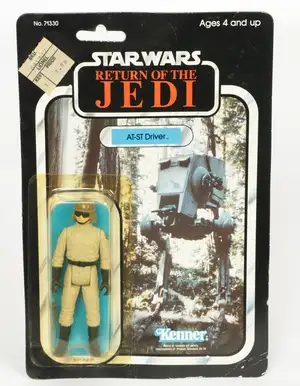 Kenner Star Wars vintage 3.75 inch action figure AT-ST Driver ROTJ 77A