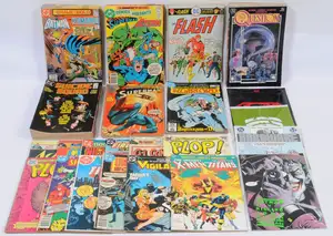 DC Comics, Brave and the Bold, DC Comics Presents, The Flash, The Question, Suicide Squad, Superman, The Warlord & similar.  Although unchecked for completenes
