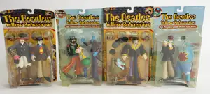 McFarlane Toys The Beatles Yellow Submarine carded figure group