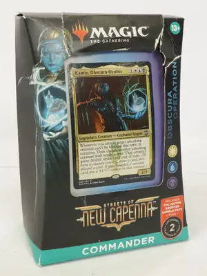 Wizards of the Coast, a Sealed Magic The Gathering Streets of New Capenna Commander Deck