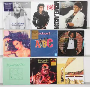New Vinyl: A collection of soul, funk, and Motown LPs featuring era-defining artists. The selection includes significant solo works and compilations from Micha