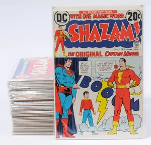 DC Comics, Shazam! (Vol. 1) #1 to #35 Complete Series (1973/8) & related Captain Marvel Comics.  Includes Shazam! #1 First Appearances of Captain Marvel Charac