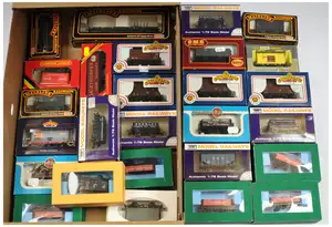 Bachmann Branchline OO Gauge, Mainline Railways, Airfix and CMR a quantity of boxed wagons comprising tank wagons including Esso, Regent Oil, Southern Tar and 