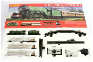 Hornby (China) OO Gauge R1167 Flying Scotsman Train set - Includes Locomotive and Carriages, plus track, transformer and controller. Unchecked for completeness