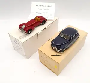 Kenna Models, a boxed pair comprising of No.118 c1947 Allard K1 Two Seater in Red with numbered certificate 118/600 along with a Standard Vanguard in Blue (thi