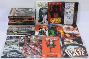 Quantity of Hardback & Paperback, Graphic Novels, Books & similar.  Although unchecked for completeness condition generally appears to be Good to Excellent.  S