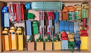 Dinky, an unboxed Commercial, Tractor, Emergency and similar group to include Leyland Comet, Bedford, Motorcart and others
