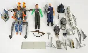 Mattel and similar loose 12" figures and accessories