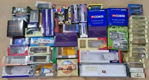 Corgi, EFE and similar a boxed group of EMPTY BOXES. Including Corgi Concorde Two Piece Sets, Last Days of Southdown Gift Set, and Corgi Classics 70th Annivers
