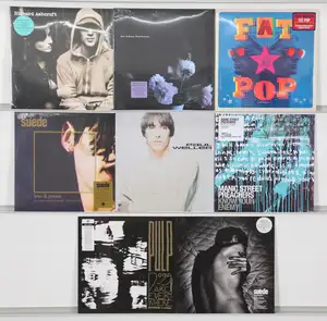New Vinyl: A collection of modern rock and Britpop vinyl records featuring solo works and studio albums from influential UK artists