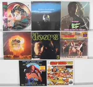 New Vinyl: A selection of psychedelic and blues rock records featuring legendary artists of the 1960s, including high-quality pressings and special editions.
I