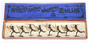 Britains - Set No. 147 'Africa's Savage Warriors Zulus', Boxed