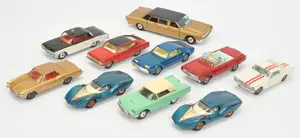 Corgi Toys A Group Of 10 To Include -  Ford Mustang Fastback "Competition Model"- White body