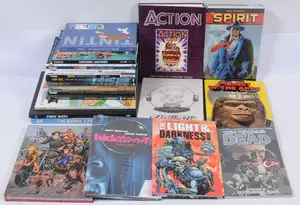 Quantity of Hardback & Paperback, Graphic Novels, Annuals & similar, Action, The Spirit, Planet of the Apes, The Walking Dead & similar.  Although unchecked fo