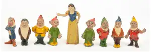 Britains - Set 1654 'Snow White and the Seven Dwarves' Set of Lead Figures