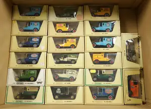Matchbox, a boxed Group of Model Of Yesteryear Series Models.