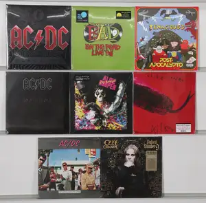 New Vinyl: A collection of hard rock and heavy metal LPs featuring releases from A…