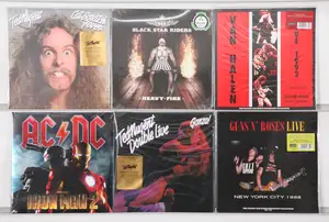 New Vinyl: A selection of hard rock and heavy metal albums featuring classic studi…