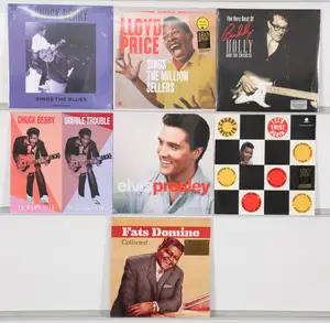 New Vinyl: A collection of rock and roll and rhythm and blues albums featuring influential artists and classic hits from the 1950s and 60s. This selection incl