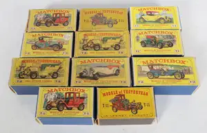 Matchbox, a boxed Group of Model Of Yesteryear Series Models