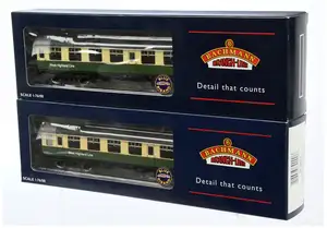 Bachmann Branchline 39-000Z Mk1 SO Second Open coach pack in BR West Highland Line green & cream IC4921C & IC4911C. Conditions are Near Mint to Mint in Excelle