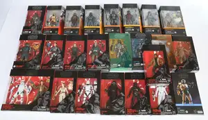 Hasbro Star Wars Black Series 6 inch action figures Red Line, Carbonized and deluxe from various films & TV series