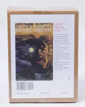 Avatar Comics, George R. Martin’s Fevre Dream, Complete Signed Box Set (Sealed) Limited to 100 Sets.  Although unchecked for completeness condition of the Se