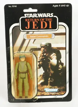 Kenner Star Wars vintage 3.75 inch action figure Rebel Commando ROTJ 77A