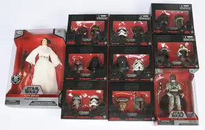 Hasbro Star Wars Black Series Titanium helmets 1 to 8,  Disney Elite 12 inch Princess Leia & 6 inch Boba Fett.