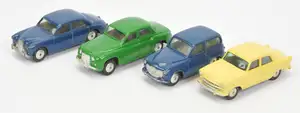 Corgi Toys Mechanical Issues A Group Of 4 To Include - Hillman Husky - Blue, Riley Pathfinder - Blue Plus others